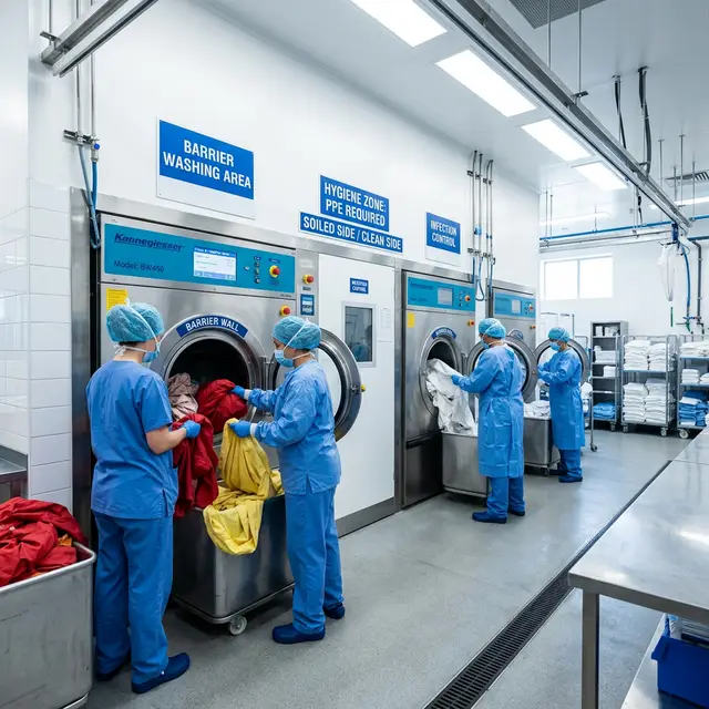 Infection control through professional hospital laundry services