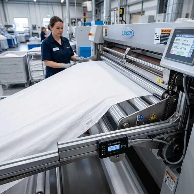 Barrier laundry system used in healthcare linen management